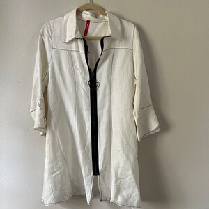 Chic Cream Women's Trench Coat